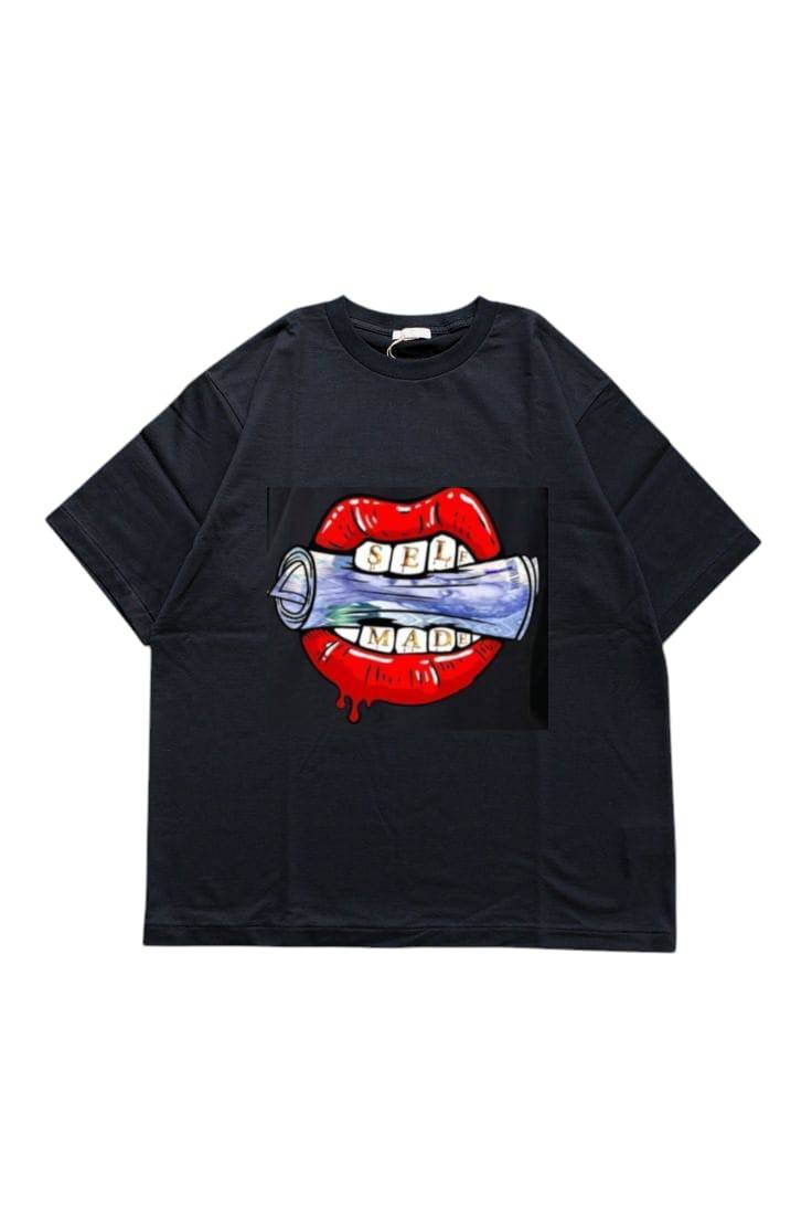 SELFMADE "Red lips" Print Tee