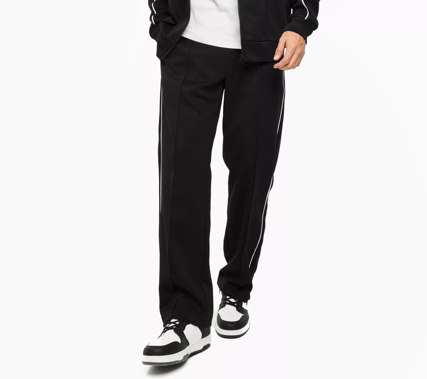 CUT TAILOR BLACK PANTS