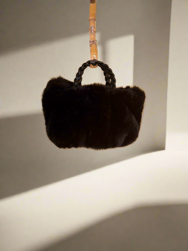 MINI FAUX FUR HANDBAG