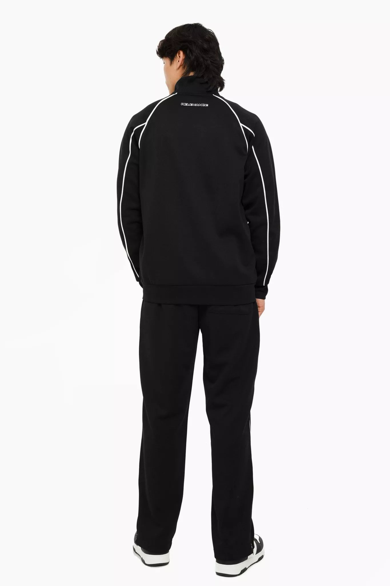 CUT TAILOR BLACK PANTS