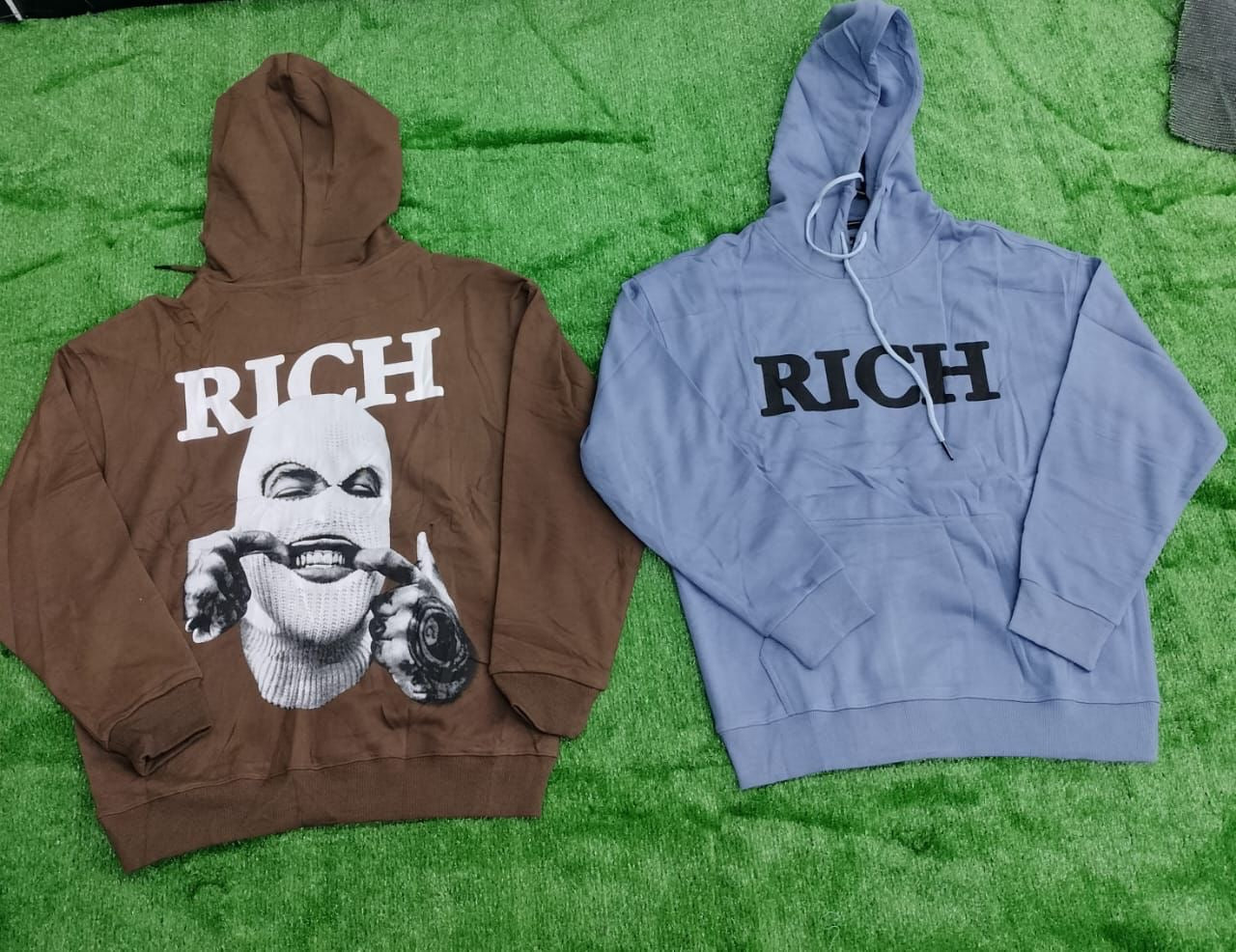 RICH PRINT HOODIE PUFF CITY