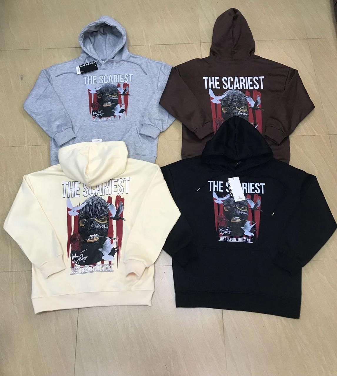 THE SCARIEST PRINT HOODIE PUFF CITY