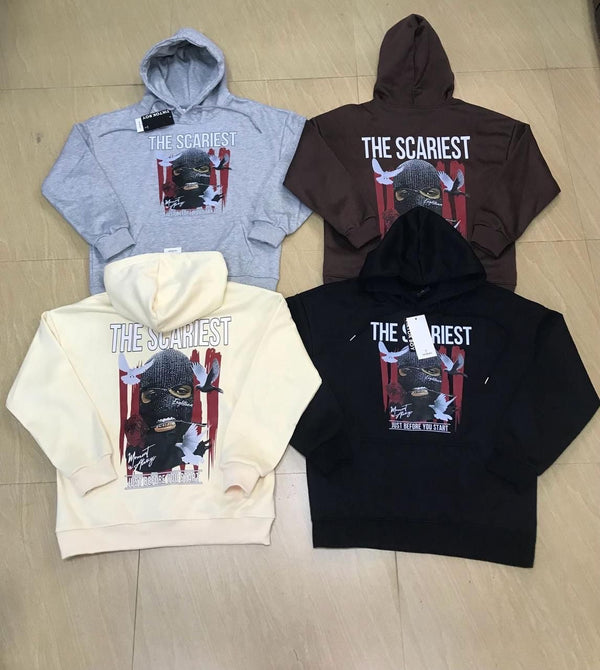 THE SCARIEST PRINT HOODIE PUFF CITY