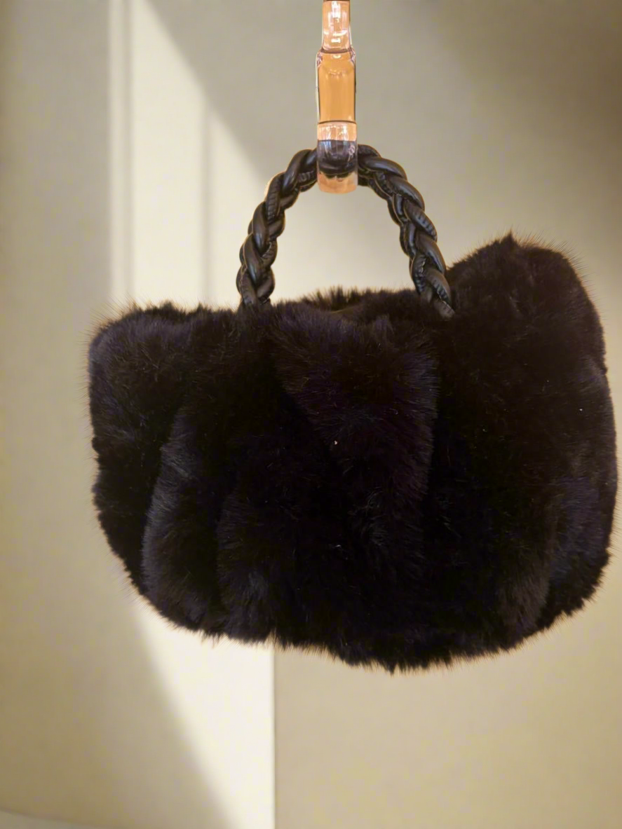 MINI FAUX FUR HANDBAG