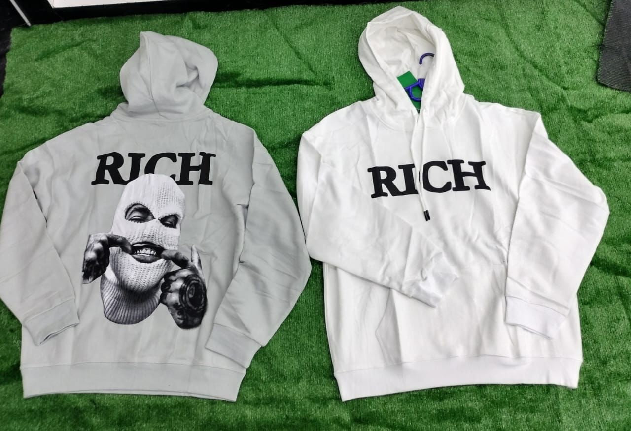 RICH PRINT HOODIE PUFF CITY