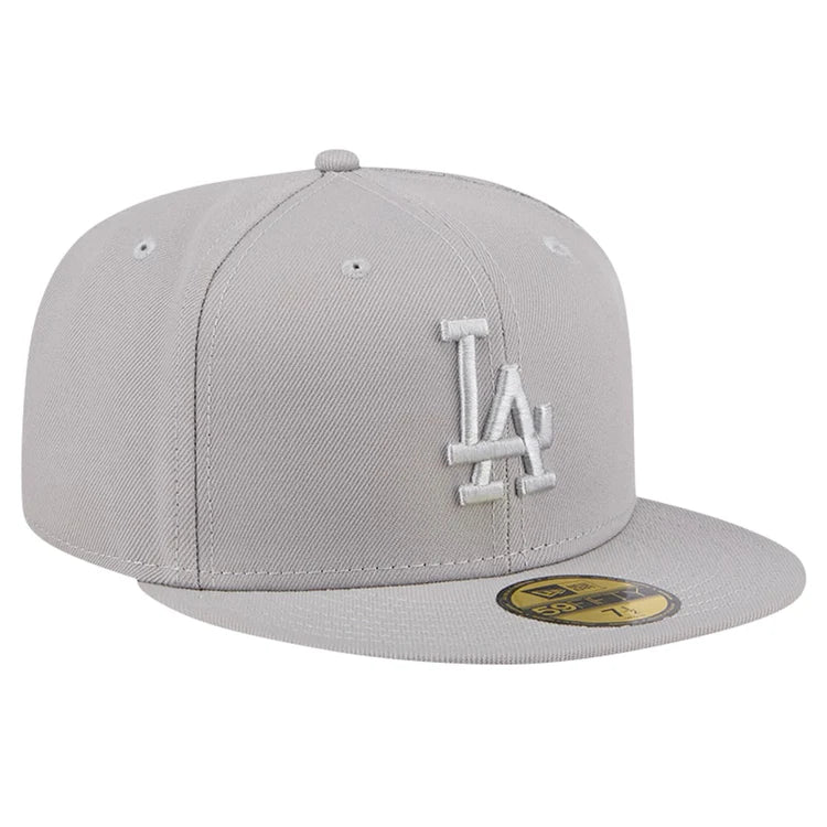Los Angeles Dodgers 59Fifty Basic Grey Fitted - New Era PUFF CITY