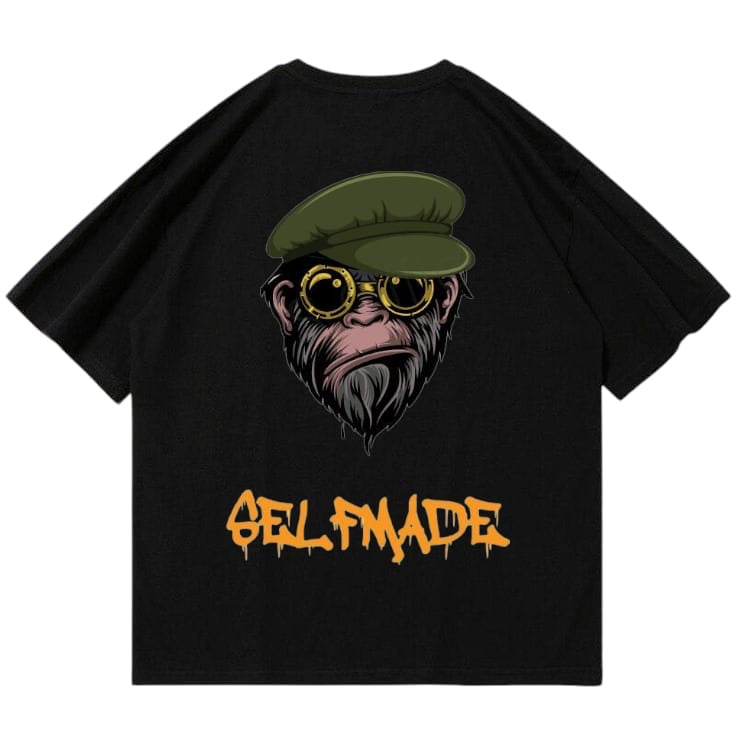 SELF MADE PRINT T SHIRT PUFF CITY