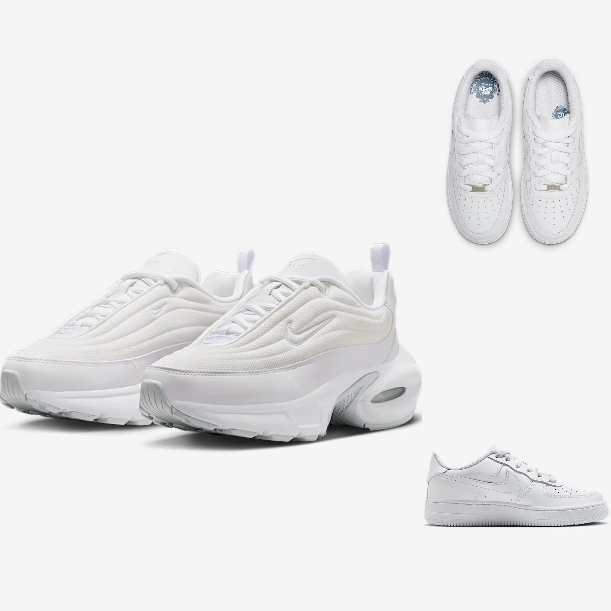 Nike AirMax Portal “White” x Nike AirForce 1 “White”
