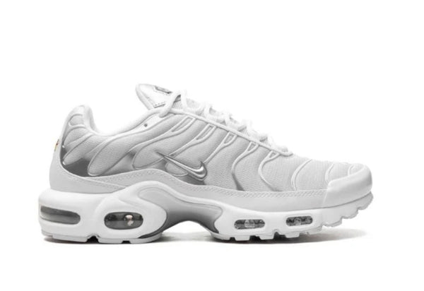 AIR MAX PLUS WOMENS "WHITE / METALLIC SILVER"