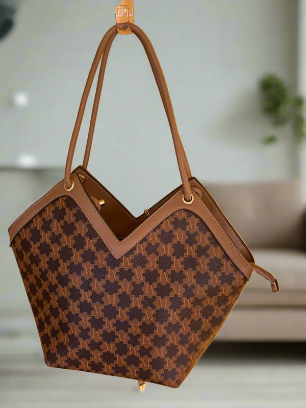 V-MONOGRAM TOTE BAG