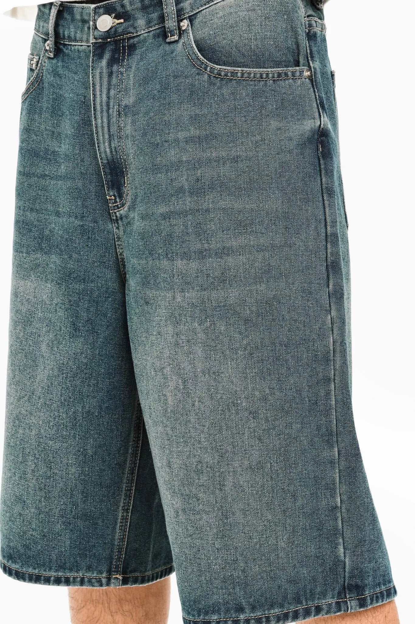 DENIM JORTS