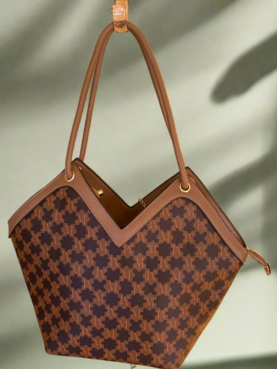 V-MONOGRAM TOTE BAG