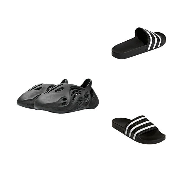 Adidas Yeezy Foam Runner x Adidas classic slides