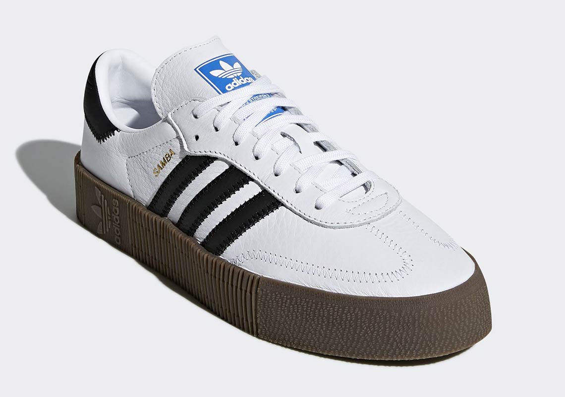 adidas Originals Men's Samba XLG White/Black Sneaker