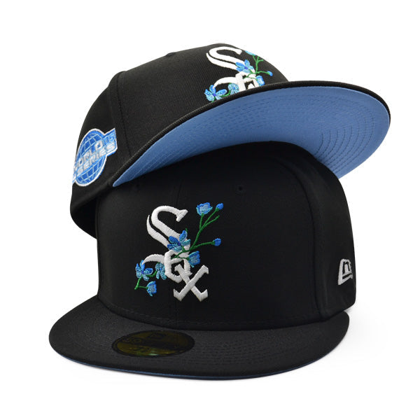 NEW ERA
Chicago White Sox 2005 World Series BLOOM Exclusive New Era 59Fifty Fitted Hat - Black/Sky PUFF CITY