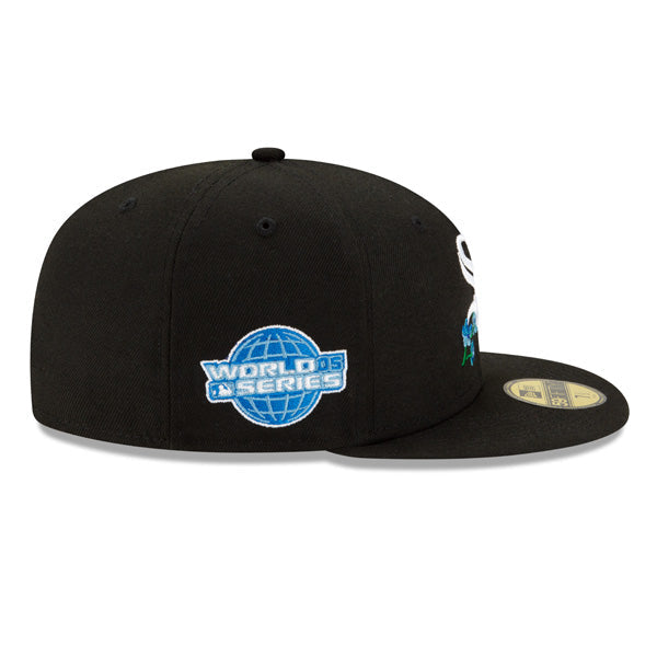 NEW ERA
Chicago White Sox 2005 World Series BLOOM Exclusive New Era 59Fifty Fitted Hat - Black/Sky PUFF CITY