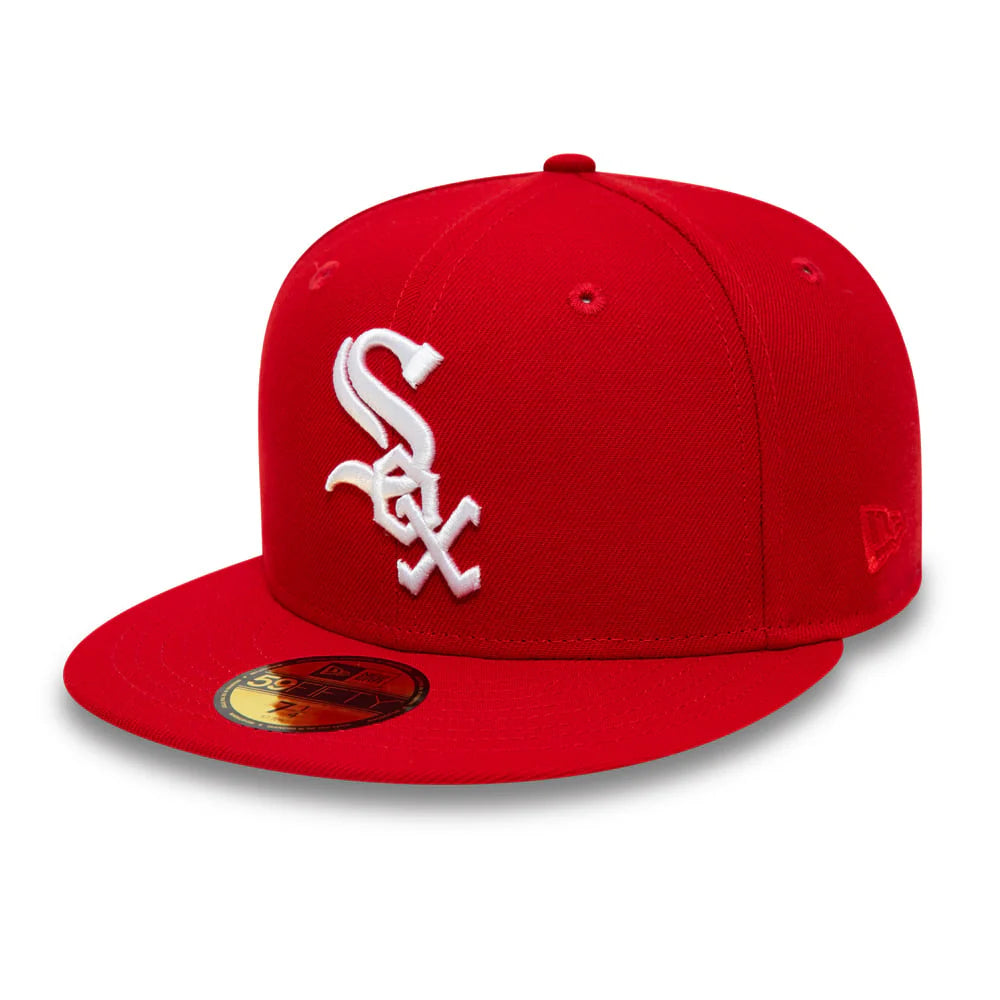CHICAGO WHITE SOX MLB WORLD SERIES RED 59FIFTY FITTED CAP PUFF CITY