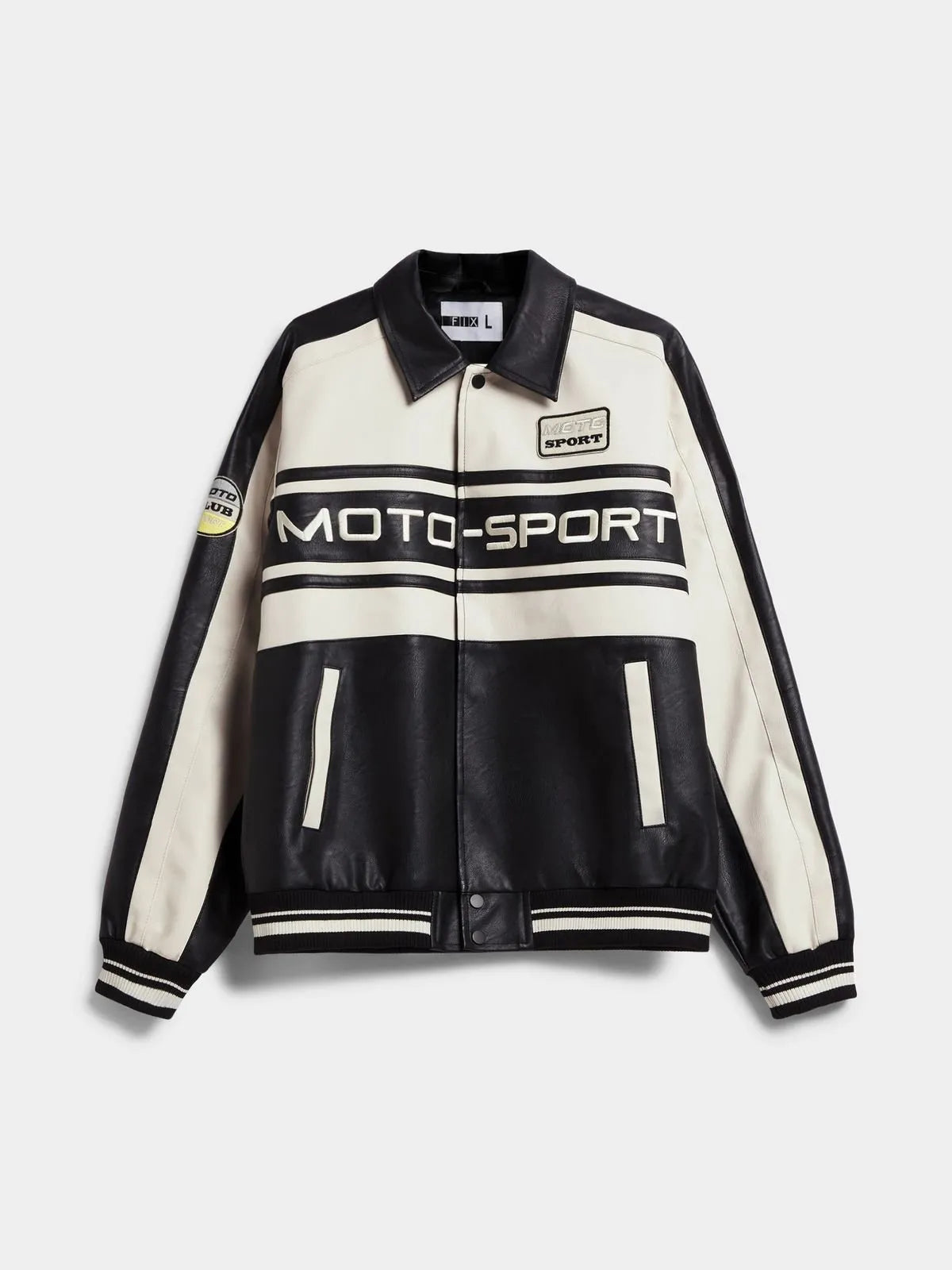 Black Motosport Jacket PUFF CITY
