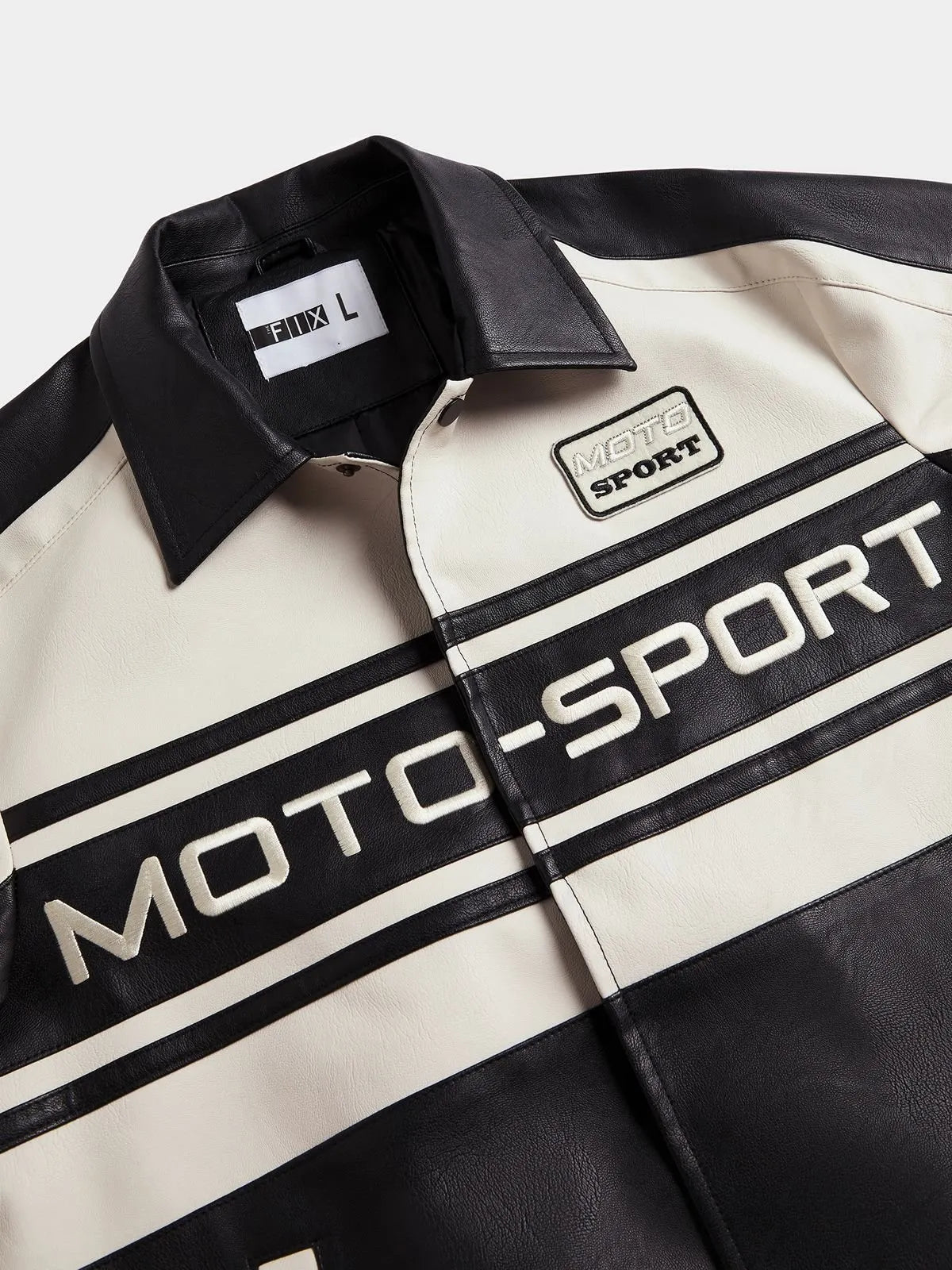 Black Motosport Jacket PUFF CITY