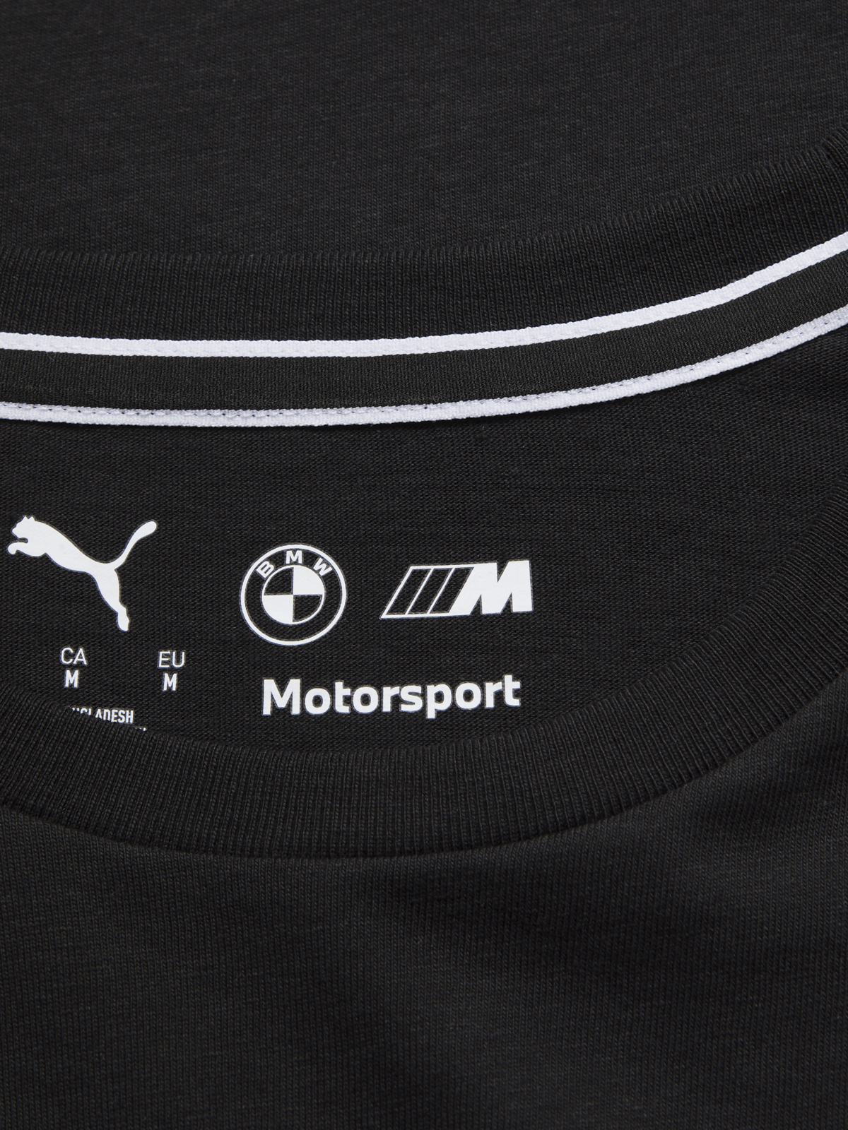 Puma BMW M Motorsport Essentials Logo Black T-shirt PUFF CITY