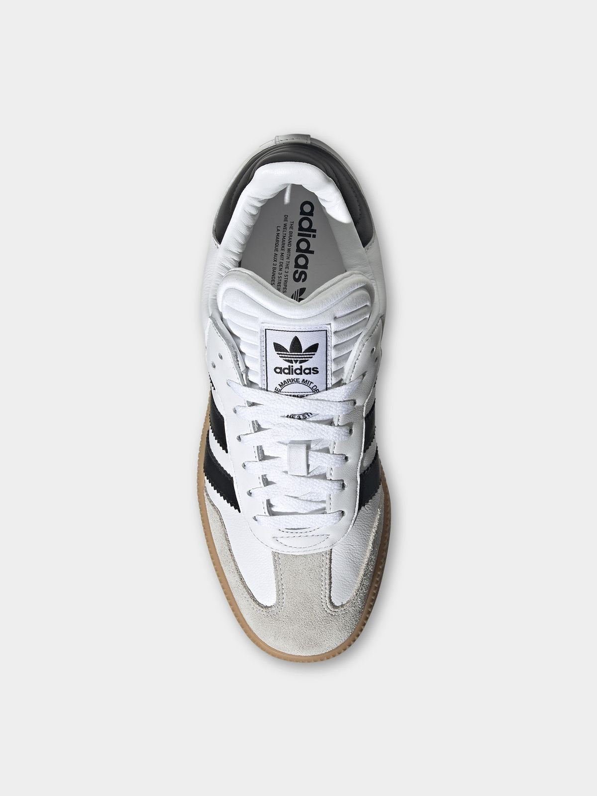 adidas Originals Men's Samba XLG White/Black Sneaker