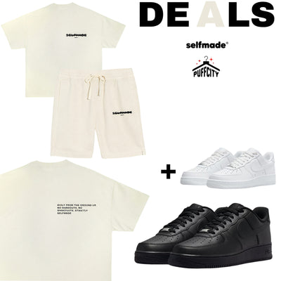 SELF MADE 2 PIECE SHORT + 1 NIKE AIRFORCE 1