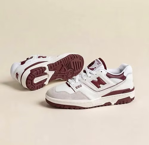 NEW BLANCE 550 Maroon PUFF CITY