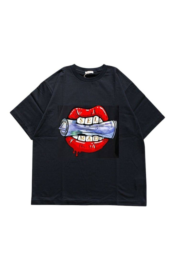 SELFMADE "Red lips" Print Tee